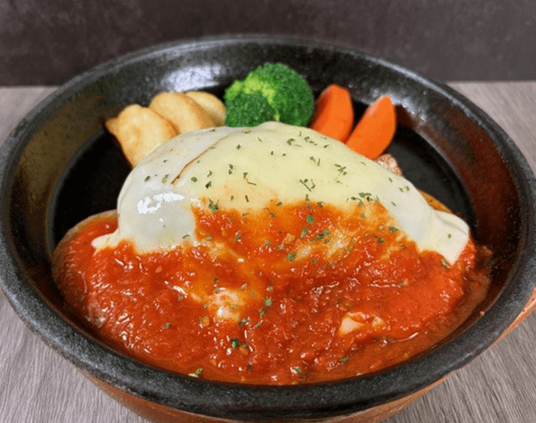 チーズハンバーグ定食